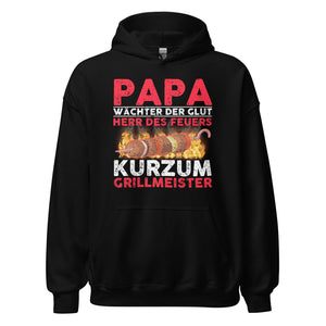 PAPA Hoodie - Waechter der Glut, Herr des Feuers, GRILLMEISTER