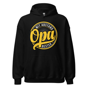 Mit Abstand der beste Opa Hoodie | Lustiger Spruch Kapuzenpullover