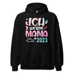 Ich werde Mama 2023 Hoodie | Schwangerschaft Kapuzenpullover