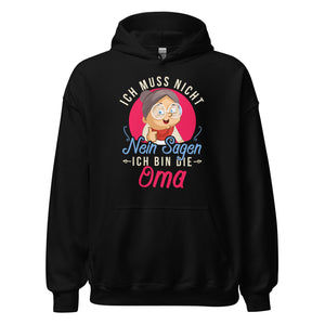 Ich bin die OMA Hoodie | Kein Nein-Sager Kapuzenpullover