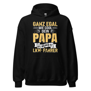 Mein Papa, der LKW Fahrer Hoodie | Cooler Spruch Kapuzenpullover