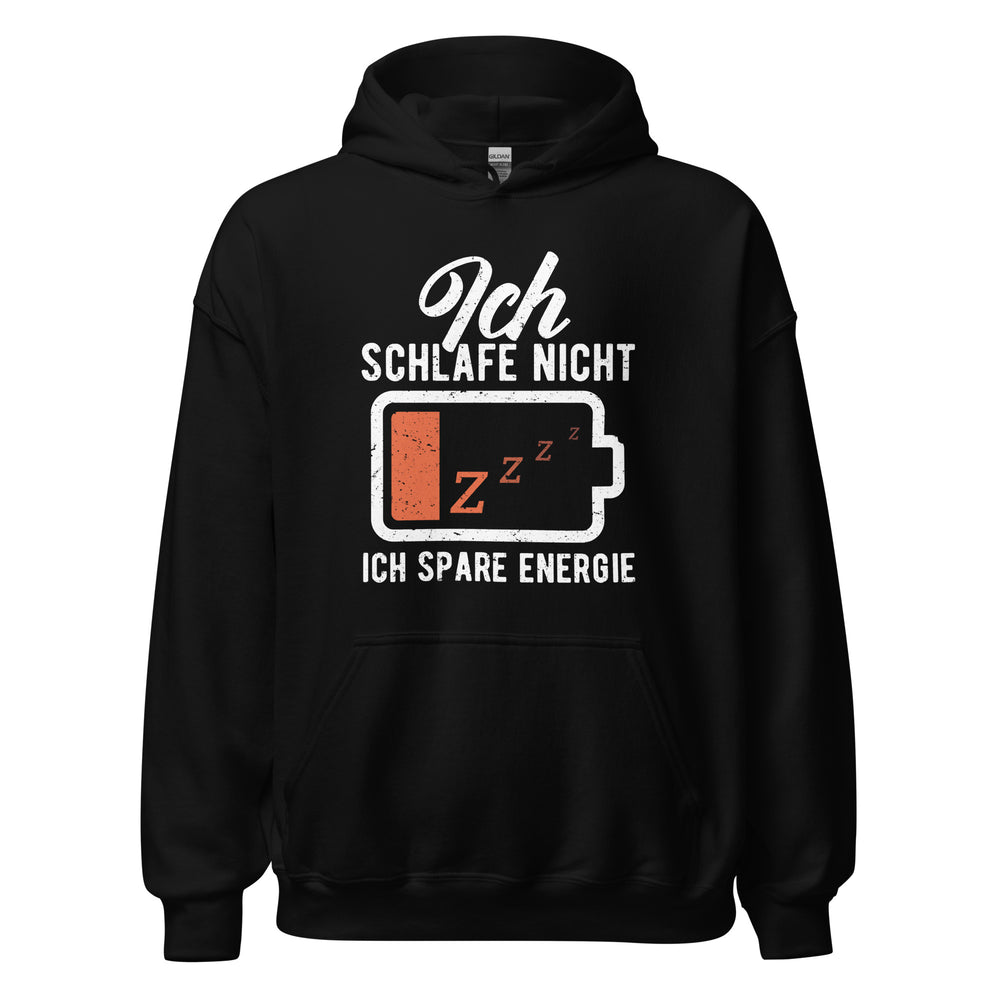 Lustiger Energiespar Hoodie - Ich schlafe nicht!