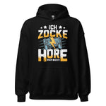 Gaming Kapuzenpullover | Spruch: "Ich zocke, hör dich nicht!"