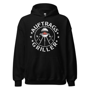 Auftrags-Grill-Kapuzenpullover | Spruch: "Der im Auftrag GRILLT!"