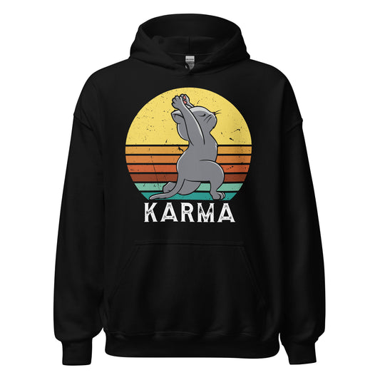 Karma Cat Hoodie - Stilvoll mit Karma!
