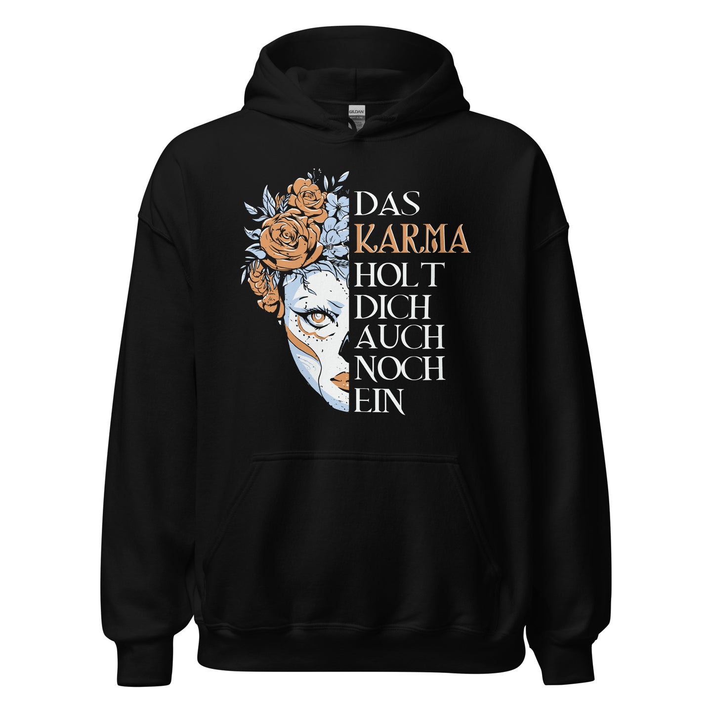 Das Karma holt dich ein!" - Trendiger Kapuzenpullover