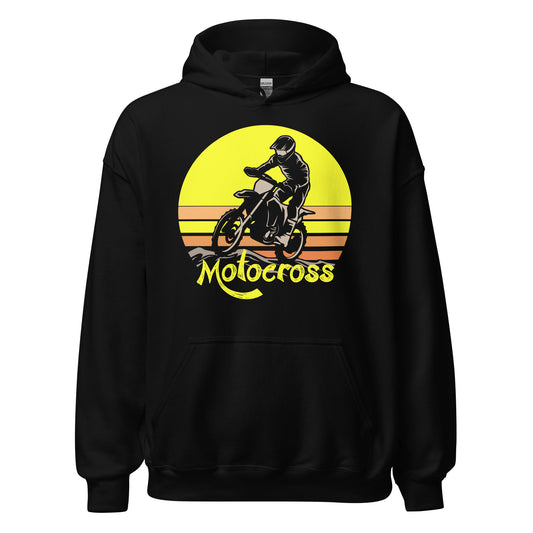 Motocross Retro Vintage Hoodie - Stilvoller Look für echte Fans