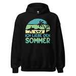 Ich liebe den Sommer Hoodie | Sommerliebe Kapuzenpullover