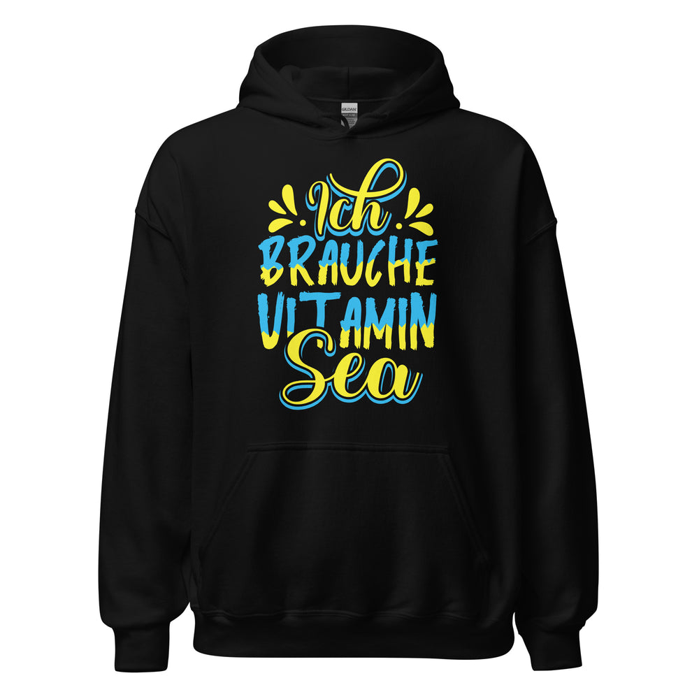 Ich brauche Vitamin SEA! Hoodie | Strandliebhaber Kapuzenpullover