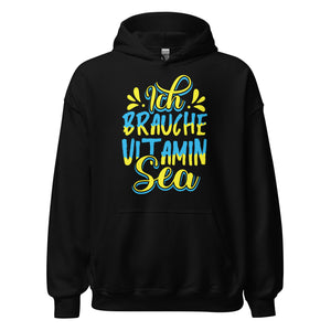 Ich brauche Vitamin SEA! Hoodie | Strandliebhaber Kapuzenpullover