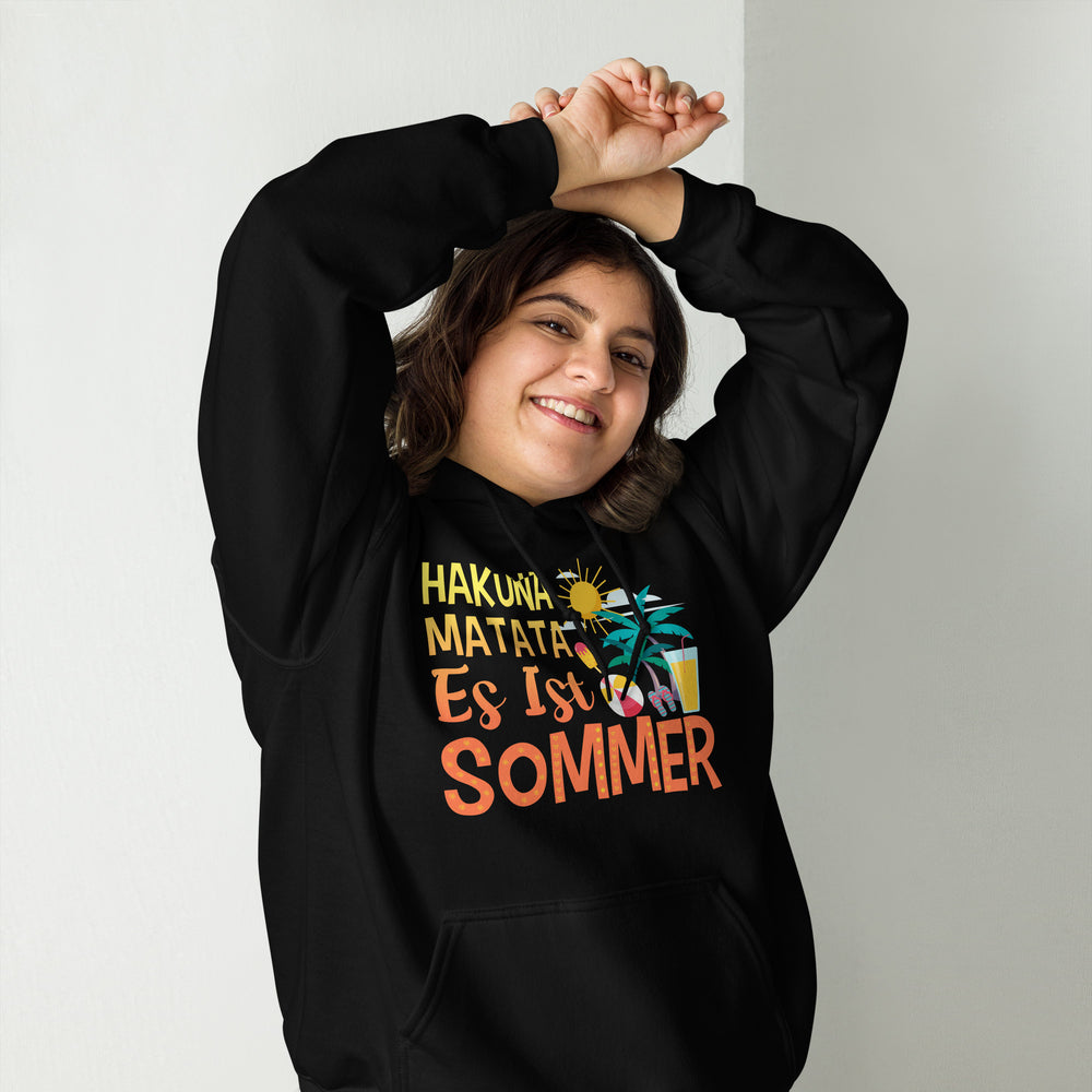 Hakuna Matata, Es ist SOMMER! Hoodie | Fröhlicher Kapuzenpullover