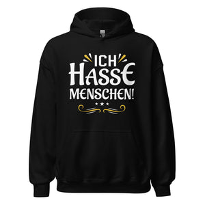 Ich hasse Menschen! Hoodie | Sarkastischer Kapuzenpullover