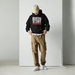 Hinten steht auch was! Funny Slogan Hoodie | Witziger Kapuzenpullover