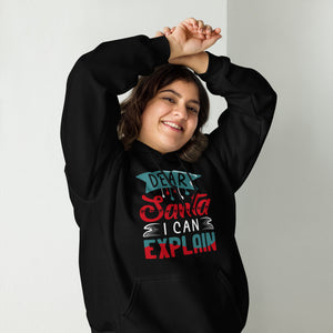Dear Santa, I can explain Hoodie - Weihnachten Fun Kapuzenpullover