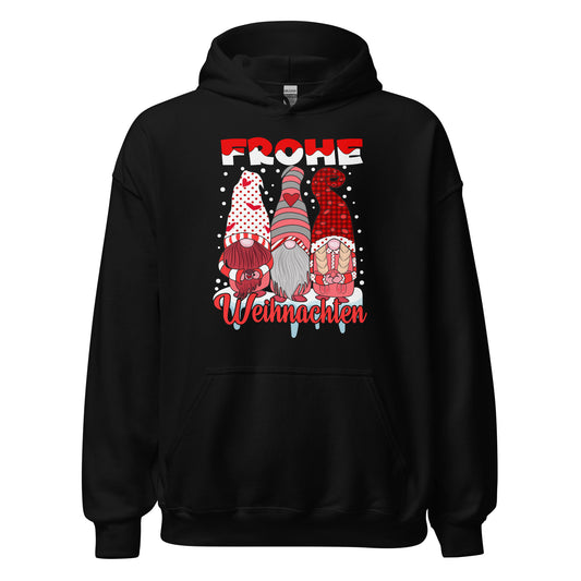 Frohe Weihnachten! Gnomies Hoodie - Festlicher Kapuzenpullover