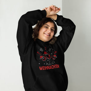 Frohe Weihnachten! Weinliebhaber Hoodie - Festlicher Kapuzenpullover für genussvolle Tage