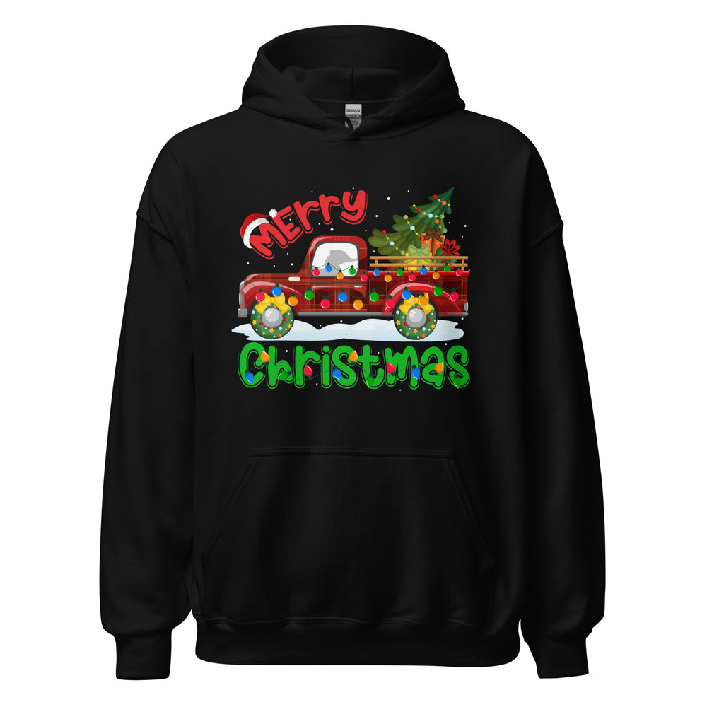 Merry Christmas Truck Hoodie - Festliche Weihnachtsfahrt in Stil