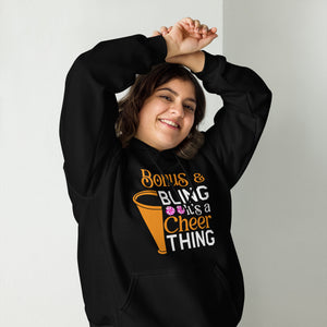 Bling und Bonus: Cheerleader Hoodie mit einzigartigem Statement!