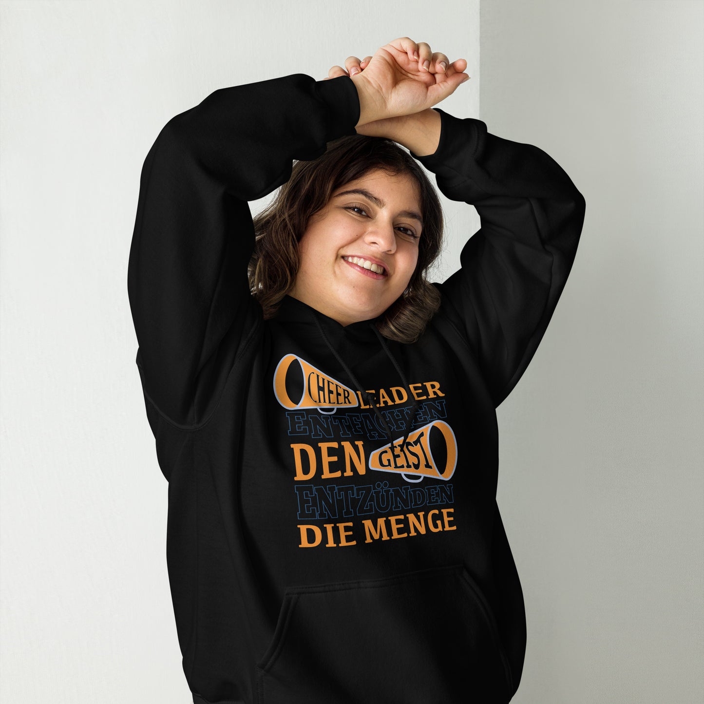 Cheerleader Power: Hoodie mit inspirierendem Spruch für Style und Spirit!
