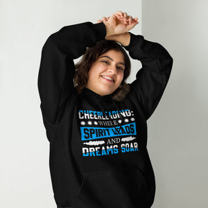 Spirituelles Cheerleading: Hoodie mit inspirierendem Spruch!