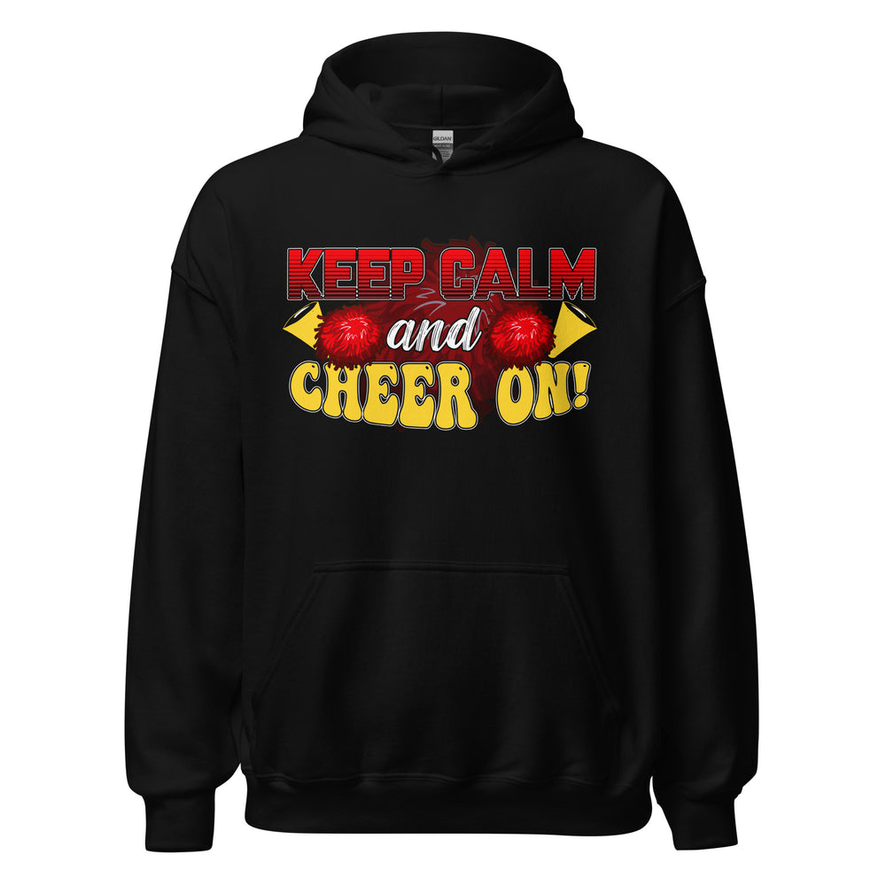 Hoodie mit Motto: Keep Calm and CHEER ON! Cheerleading Power