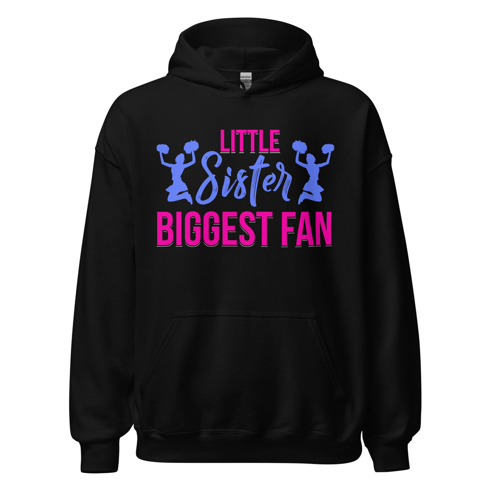 Hoodie mit Herz: Little Sister, Biggest Fan! Cheerleader Fun