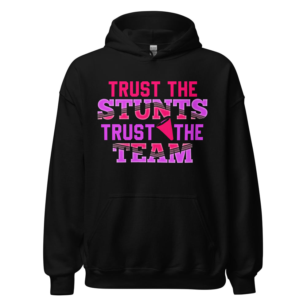 Hoodie mit Motiv: Vertraue den STUNTS, Vertraue dem TEAM! Cheerleader Style