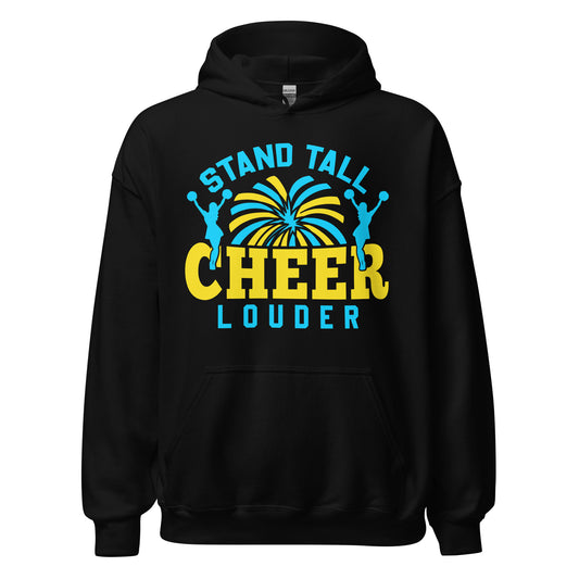 Hoodie mit Statement: Stand Tall! CHEER Louder! Inspiriere mit Stil.