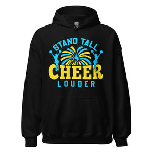 Hoodie mit Statement: Stand Tall! CHEER Louder! Inspiriere mit Stil.