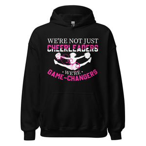 Spielveränderer im Rampenlicht: Hoodie mit dem Slogan 'We are not just CHEERLEADERS