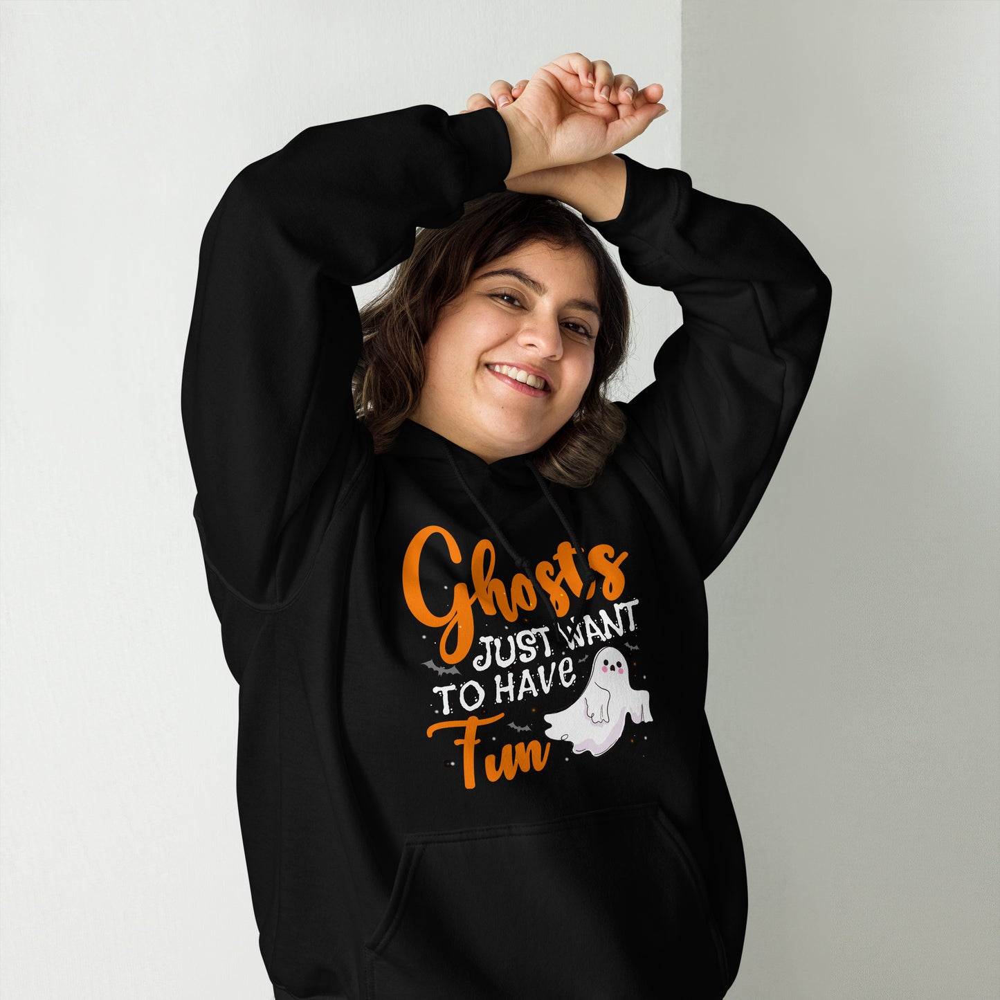 Halloween Hoodie: Ghosts just want to have FUN - Geister-Kapuzenpullover für gruseligen Spaß
