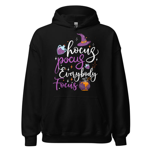 Halloween Hoodie: Hocus Pocus, Everybody Focus - Lustiger Kapuzenpullover für magischen Spaß