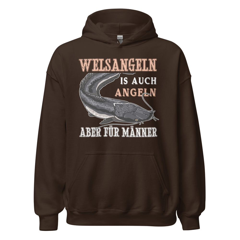 Cooler Hoodie mit dem Spruch "Welsangeln, viel cooler als angeln" - Jetzt entdecken!