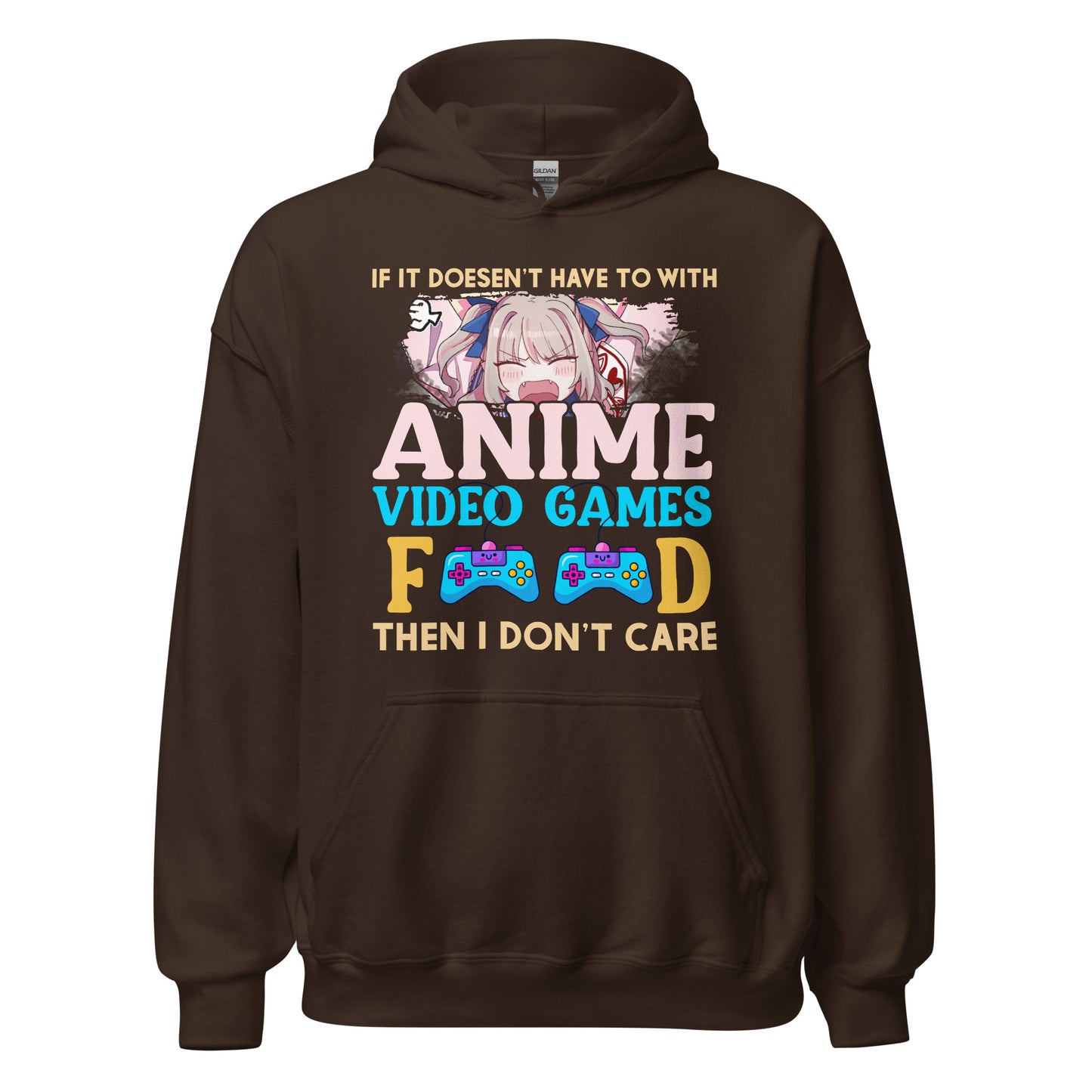 Anime, Videogames & Food! Hoodie | Stylischer Kapuzenpullover für Anime-Fans