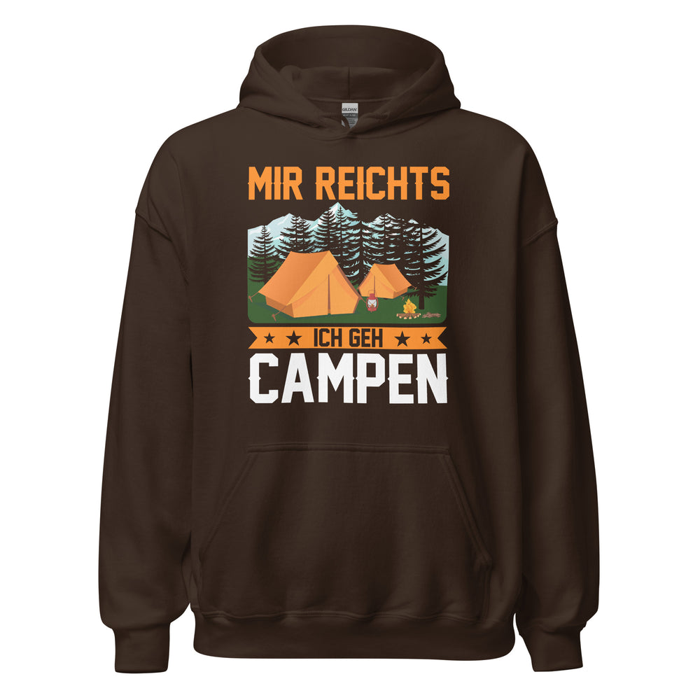 Mir reichts, ich geh Campen Hoodie | Outdoor-Kapuzenpullover für Naturabenteurer