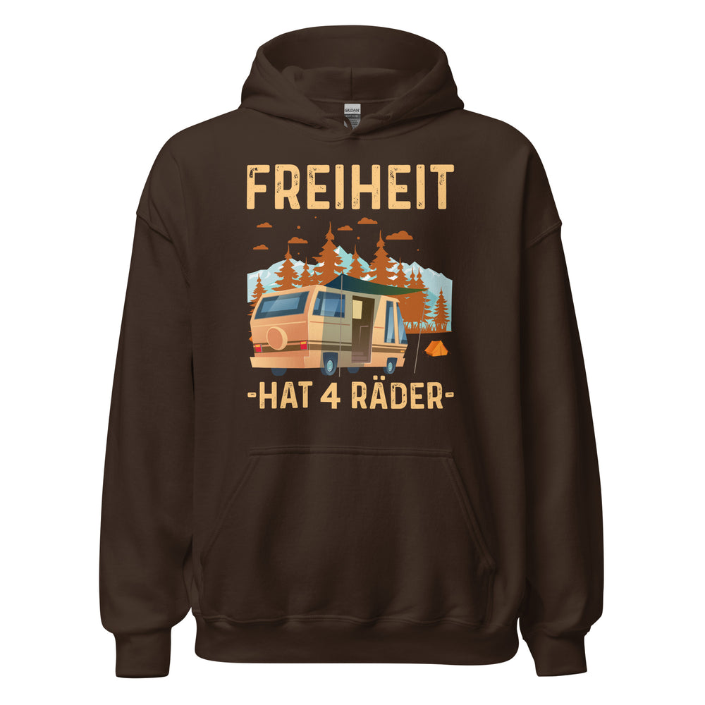 FREIHEIT hat 4 Räder Hoodie | Outdoor-Kapuzenpullover für Abenteurer