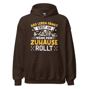 Das Leben fängt an Hoodie | Kapuzenpullover für Camper