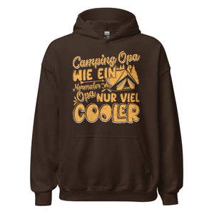 Camping Opa Hoodie | Cooler Kapuzenpullover für Outdoor-Liebhaber