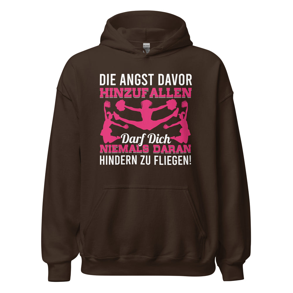 Fliegen trotz der Angst Hoodie - Inspirierender Kapuzenpullover