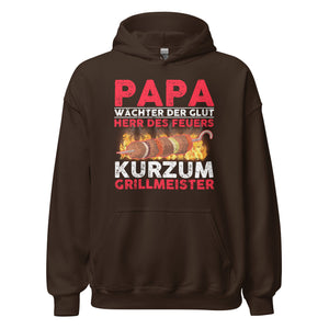 PAPA Hoodie - Waechter der Glut, Herr des Feuers, GRILLMEISTER