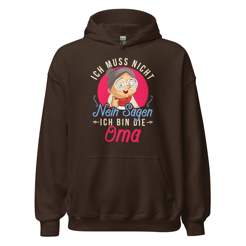 Ich bin die OMA Hoodie | Kein Nein-Sager Kapuzenpullover