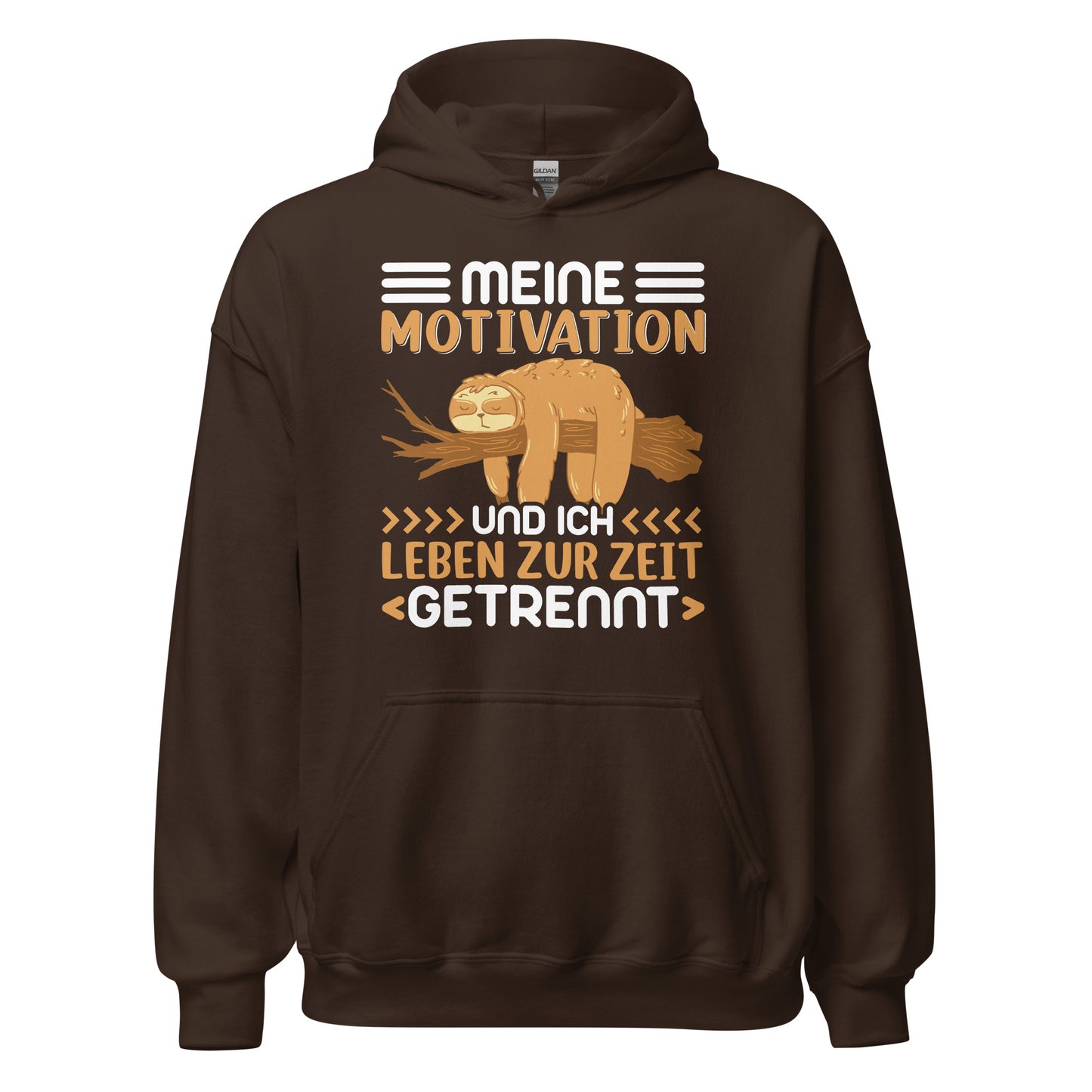 Lustiger Motivation Hoodie - Motivation und ich getrennt!