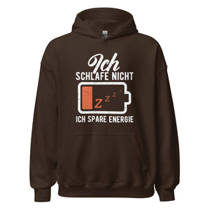 Lustiger Energiespar Hoodie - Ich schlafe nicht!