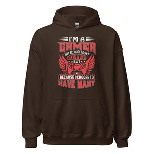 Cool Hoodie mit Spruch "I am a Gamer, and I have many Lifes!" für Gaming-Liebhaber