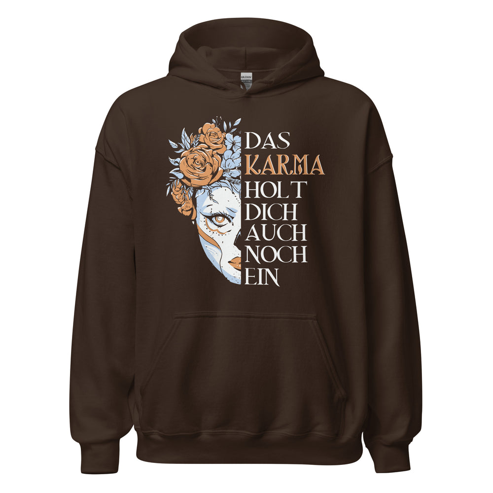 Das Karma holt dich ein!" - Trendiger Kapuzenpullover