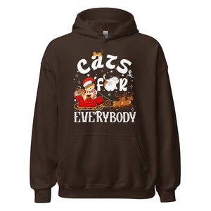 Cats for everybody Hoodie - Weihnachten Katzen Kapuzenpullover