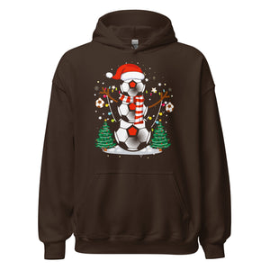 Christmas Football Hoodie - Weihnachten Fussball Kapuzenpullover