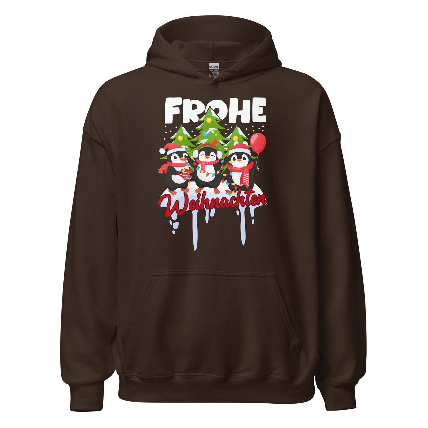 Frohe Weihnachten! Lustige Pinguine Hoodie - Festlicher Kapuzenpullover für fröhliche Tage