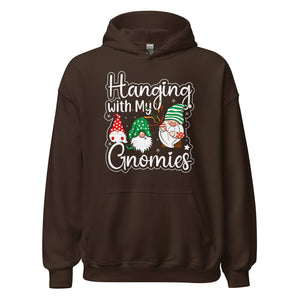 Hanging with my Gnomies Hoodie - Fun Weihnachten Christmas Kapuzenpullover