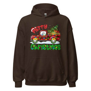 Merry Christmas Truck Hoodie - Festliche Weihnachtsfahrt in Stil